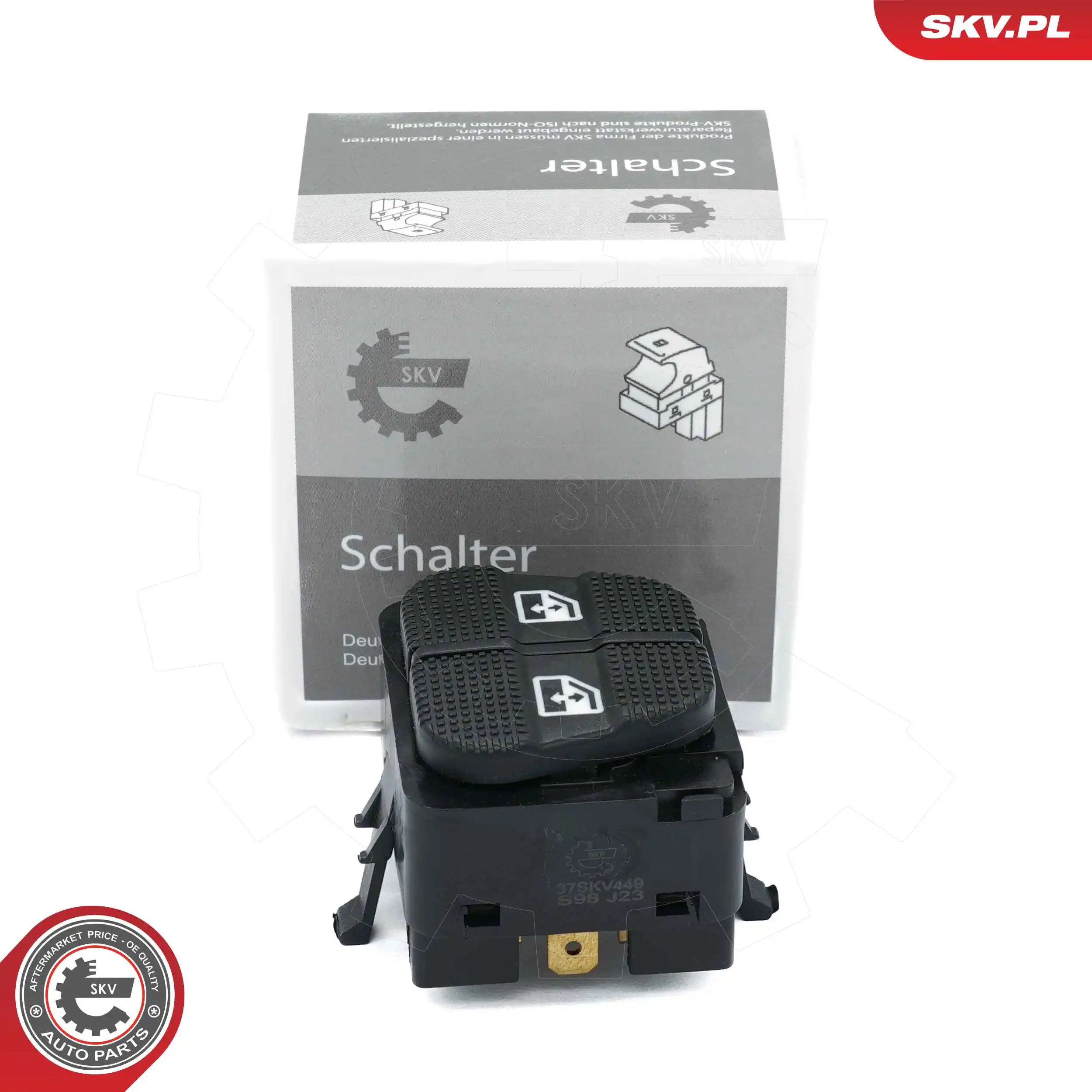 Switch, window regulator